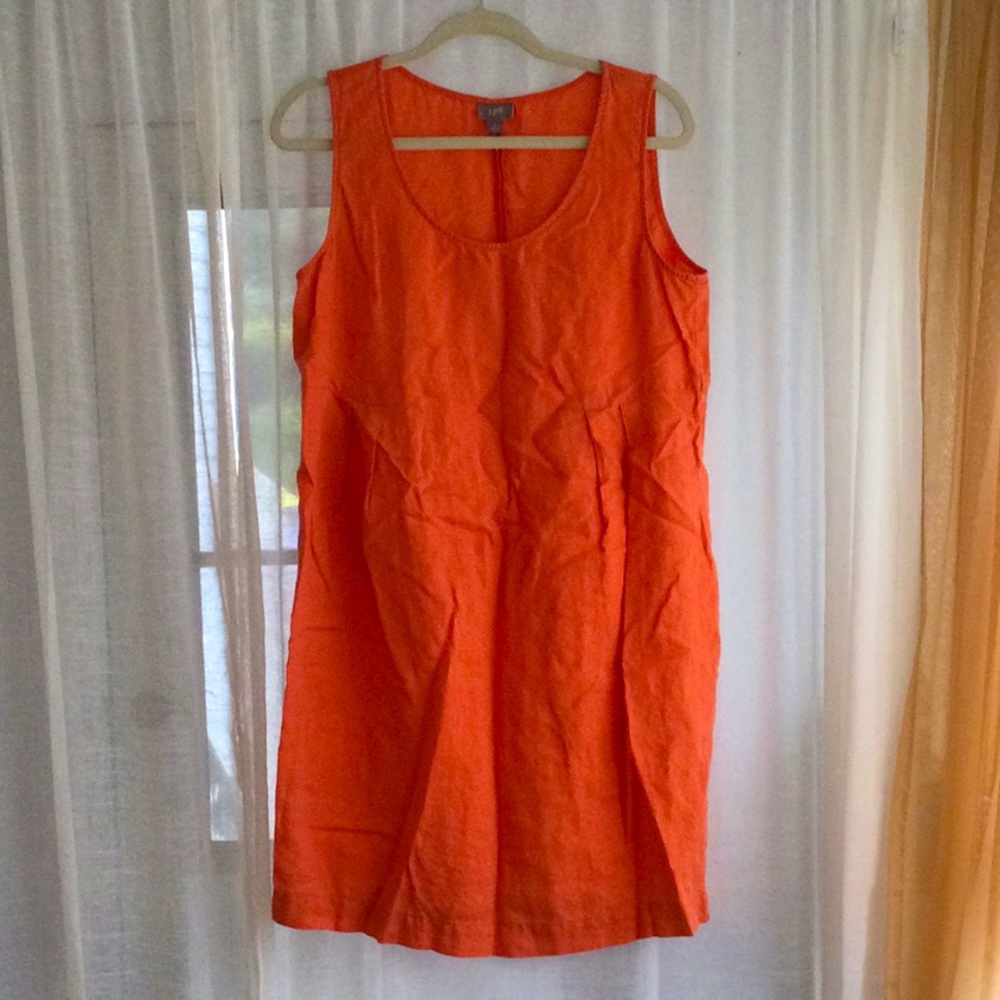 Flattering j Jill linen dress